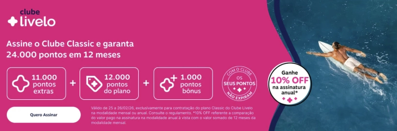 image-3 Promoção Imperdível do Clube Livelo: Ganhe até 24.000 Pontos